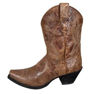 Ariat Womens Brown Leather Western Cowboy Boots 10031574 Size 8B Distressed